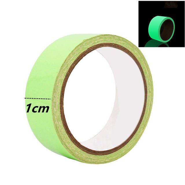 

Luminous Tape 3/5/10M Green Self-adhesive Tape Night Vision Glow In Dark Safety Warning Security Stage Home Decoration Tapes length -- 3M