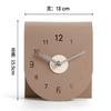 Living room - Simple and elegant, with an artistic style. Desk with clock. Simple artistic desktop clock. Bedroom decoration - H
