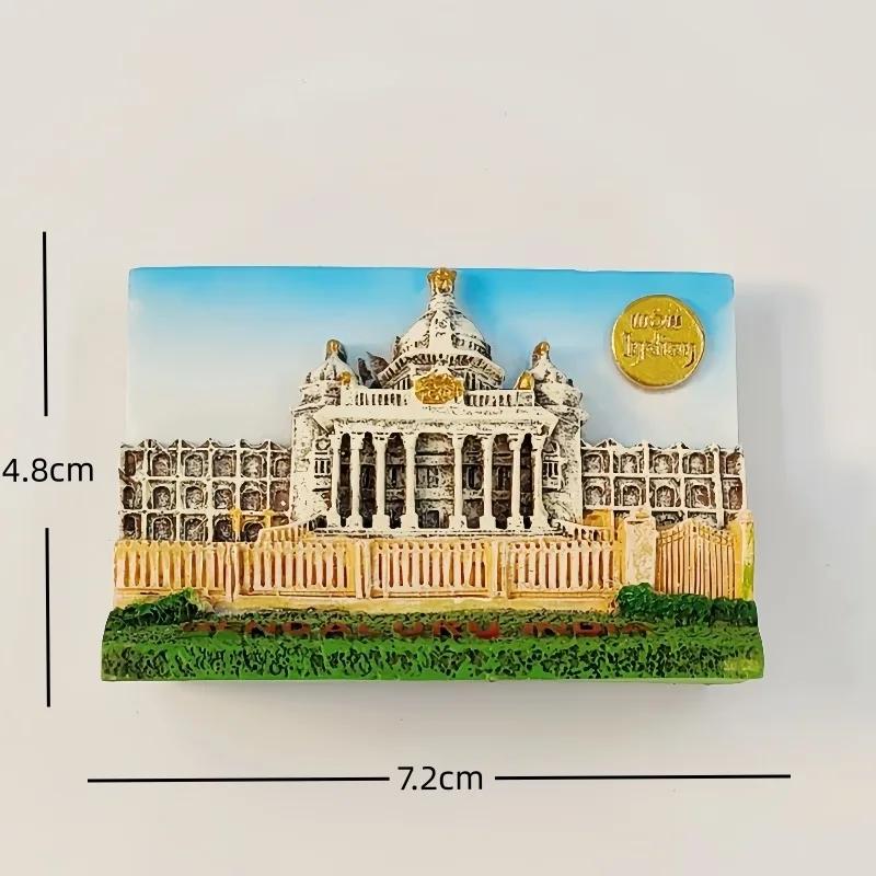 India Souvenirs Bangalore Fridge Magnets Goa Mumbai Mysore Palace Ganesha Ganapati Fridge Stickers Home Decor Wedding Gifts