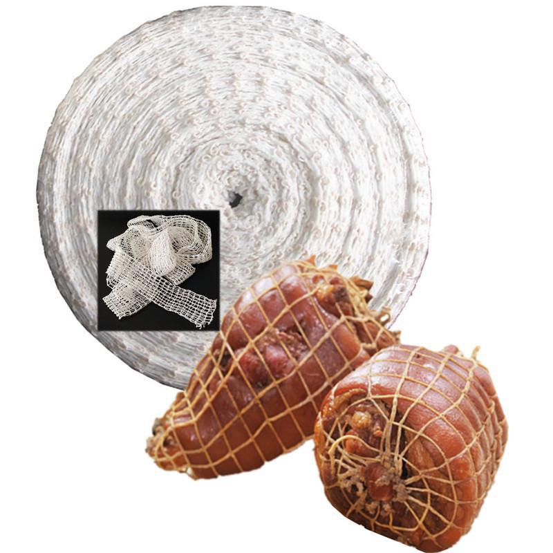 3 Meter Cotton Meat Net Ham Sausage Net Butcher's String Sausage Net Roll Hot Dog Net Sausage Packaging Tools