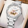 ORKINA Original Purple Women's Wristwatches Luxury Watches for Ladies Waterproof Stainless Steel Mechanical Woman Wrist watch