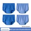 Slip da uomo antibatterici in puro cotone per mezza età e anziani - Vestibilità ampia, taglie forti