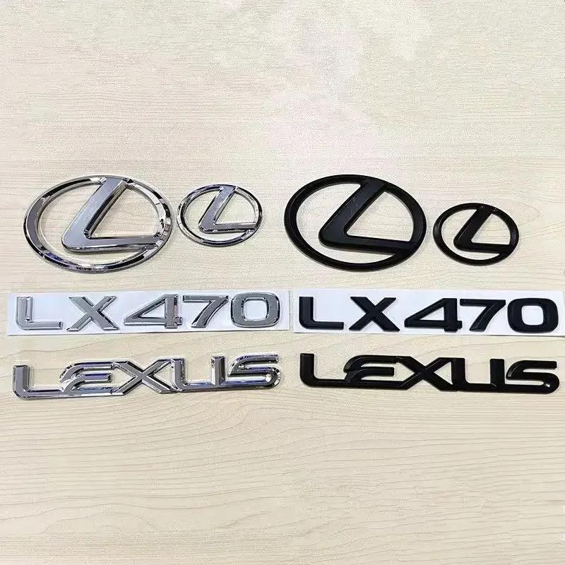 Suitable For Lexus Car Rear Trunk Badge Logo Car Steering Wheel Car Emblems Replacement LX470 Auto Accessories