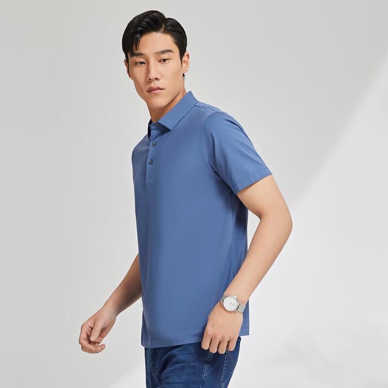 YOUNGOR Men's Business Casual Short-Sleeve T-Shirt