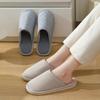 Cotton slippers winter new indoor home non-slip guest home couple linen slippers spring and autumn