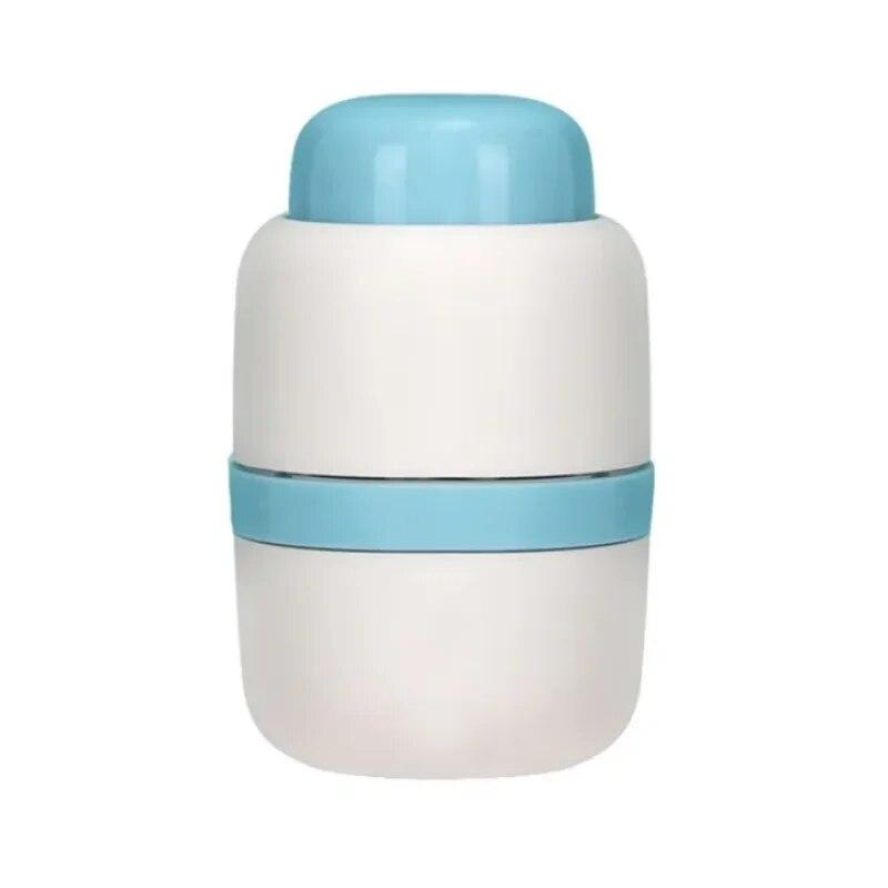 

Портативная коробка для таблеток с резаками, маленькие твердые таблетки или большие таблетки, органайзер для хранения в полчетверти