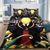 New 3d Printed Anime Assassination Classroom Duvet Cover Pillowcase Bedding Set Adult Boy Girl Bedroom Decoration Children Gifts
