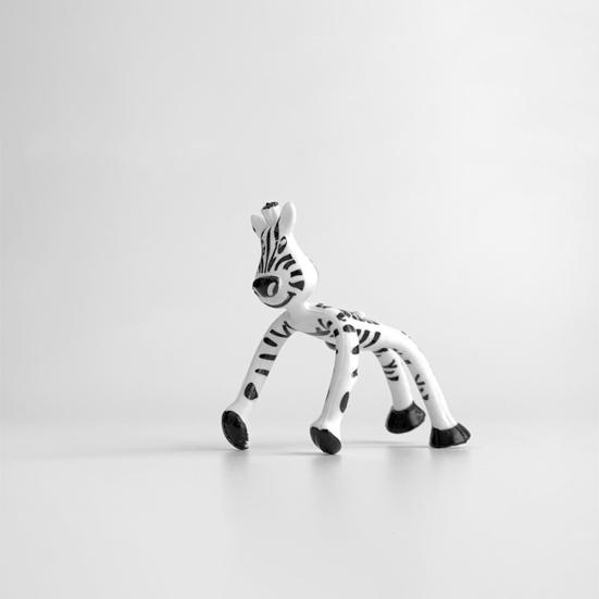 Bendy Wire zabawka w kształcie zwierzątka wbudowana antystresowa bezpieczna kreatywna zginana małpa zebra prezent urodzinowy dla dzieci