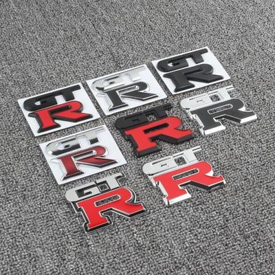 Modifizierter 3D-GTR-Autoaufkleber aus Metall von General Motors, personalisierbar, für die Karosserie, den hinteren Kofferraum, geeignet für GTR-Modifikationen