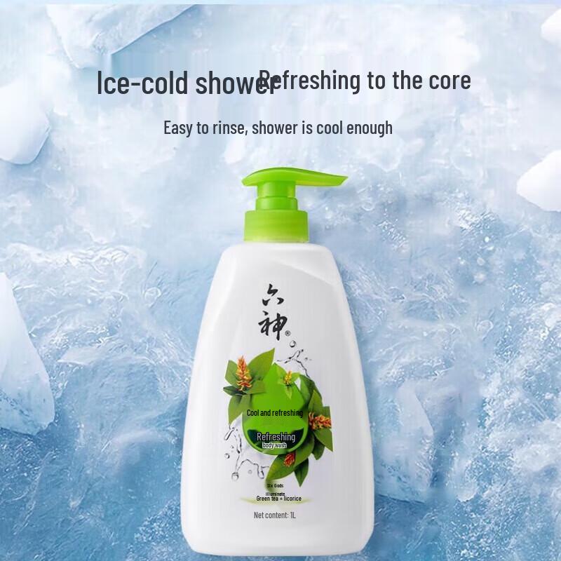 Liùshén Cooling Refreshing Shower Gel (Family Pack)