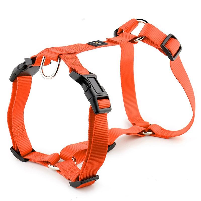 Ham Husky în formă de H pentru câine de companie, rezistent la explozii, cu curea moale pentru piept, tracțiune pentru câini de talie medie și mare, nailon durabil, accesorii pentru lesă de companie