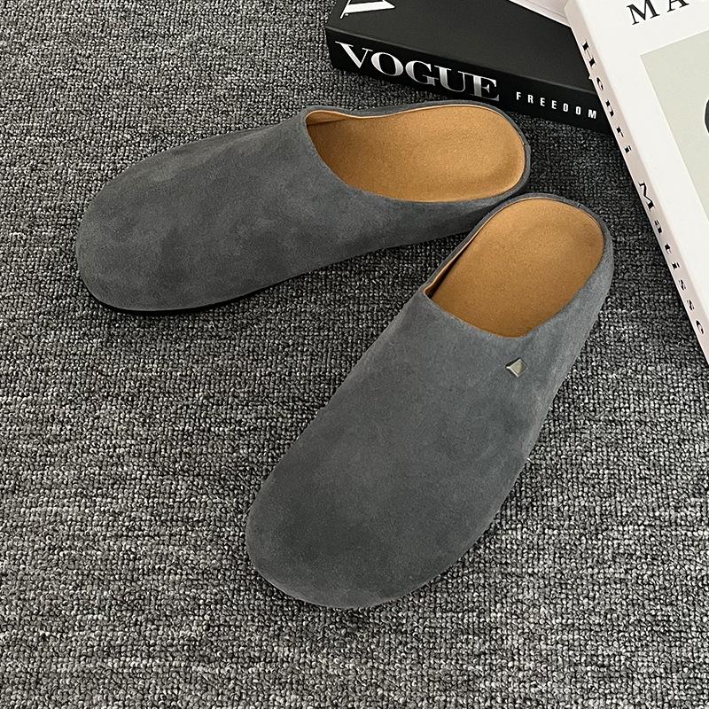 Thick-soled New Spring and Summer One-pedal Bag Head Half Slippers, Ugly and Cute Sandals Fashion Boken Shoes 19987-J