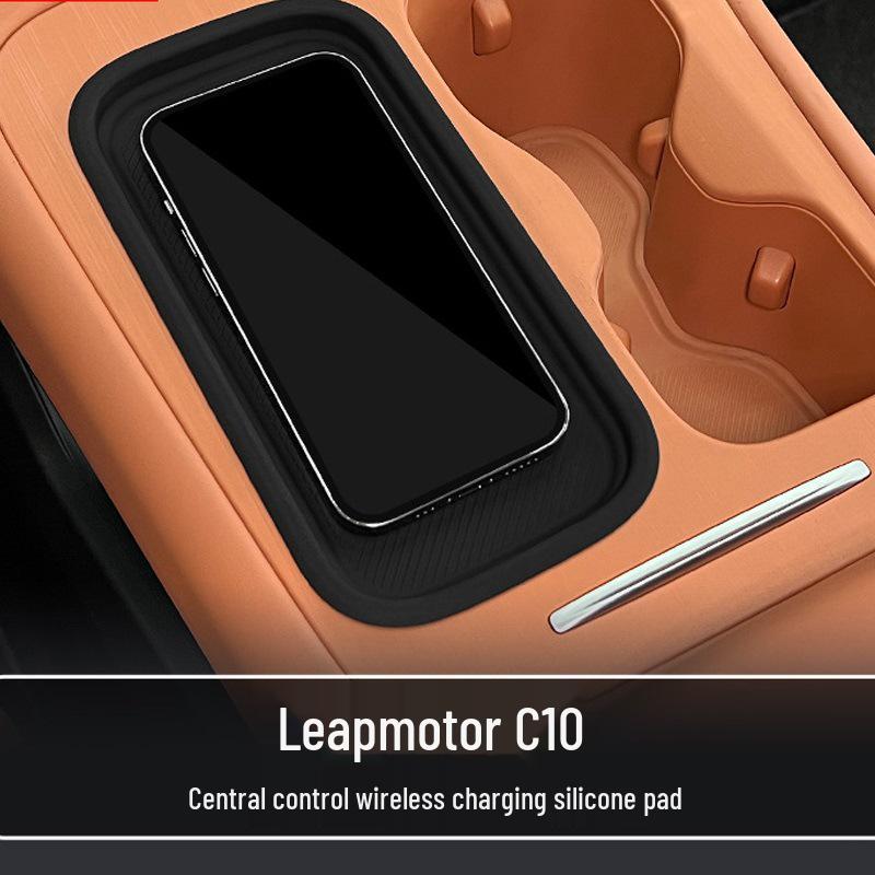 Leaper C10 Wireless Charging Anti-Slip Silicone Pad for Car Interior Protection & Decoration