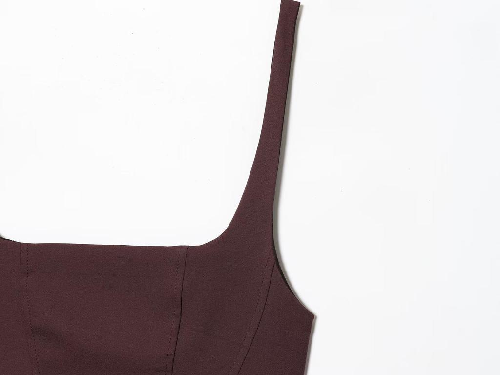 NSSF Self-Made Women's Sleeveless Strappy Bodycon Mini Dress