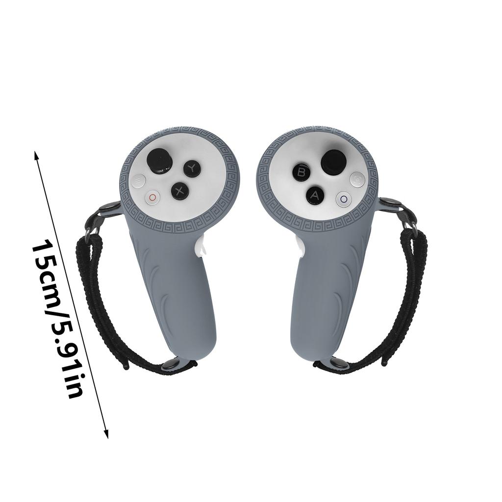 1 Paar VR-Controller-Silikon-Schutzhülle für Pico 4 Ultra. Verbessert Griffigkeit und Komfort. Leicht zu reinigende Griffhülle.