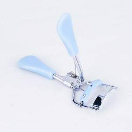 Portable Stainless Steel Eyelash Curler with Comb and Wide-Angle Curling Tool