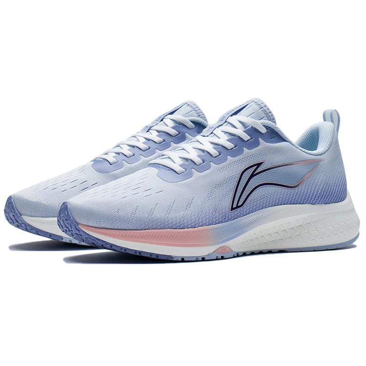 New LiNing Red Hare 5 Lightweight Low Top Running Shoes Women's Ice Blue ARMS010-2
