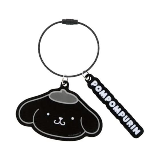 Sanrio Characters (Monochrome Series) Acrylic Keychain Pompompurin SACM-AK-PN H18W9.7cm