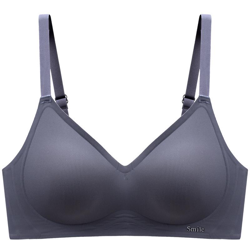 B78 Original Soft Support Seamless Jelly Strips Wire-free Anti-Sagging Latex Bra for Small Busts