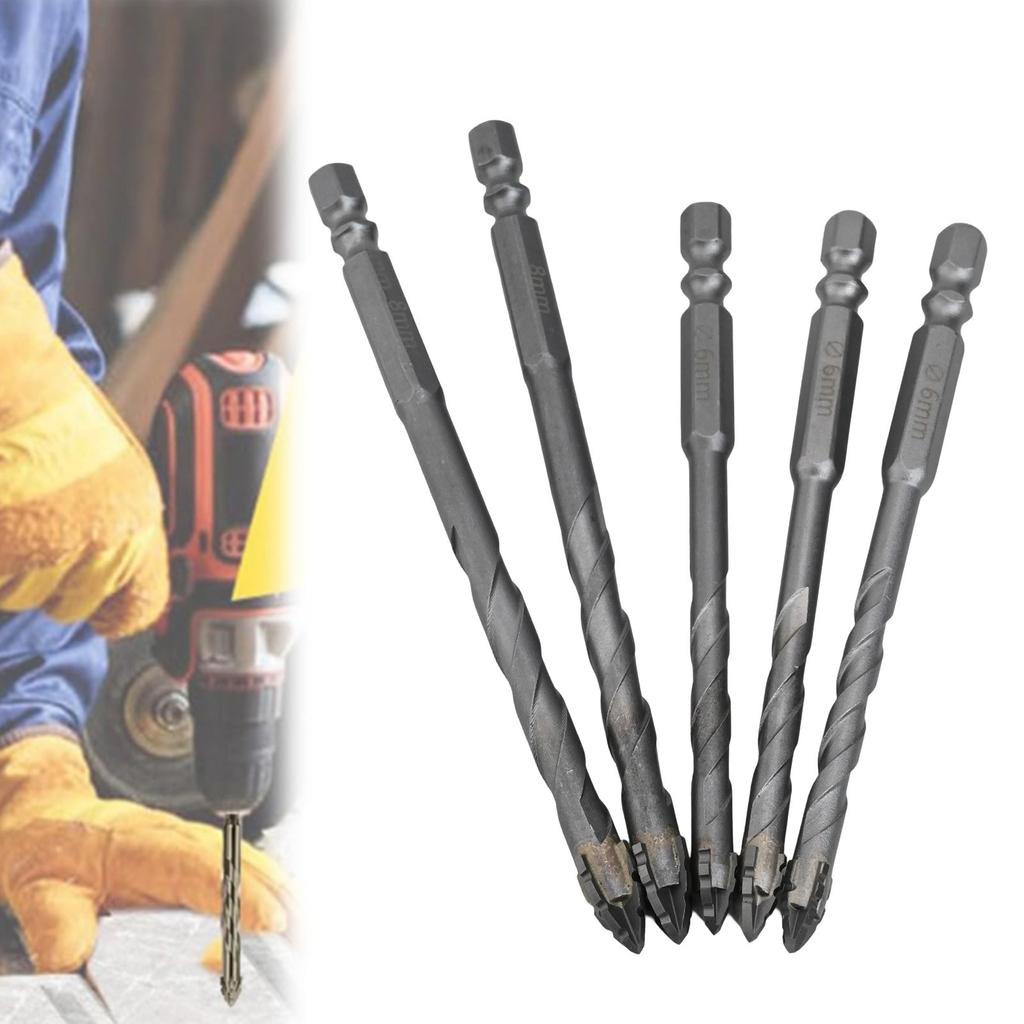 Precision Drilling with 5pcs Eccentric Bits Suitable for Multiple Uses