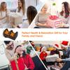 Electric Foot Massager With Remote Control Muscle Massage Roller Reflexology Therapy Hot Compress Shiatsu Kneading Fitness Yoga