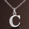 26 letters 925 sterling silver Necklace Pendant Shining 5A Zircon for Women Fashion Wedding Engagement Jewelry GiftsGood product