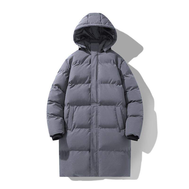 Men's Down Jacket Winter Jacket Cotton Jacket Couple Mid-length Men's Cotton Jacket Thickened Men's Cotton Jacket