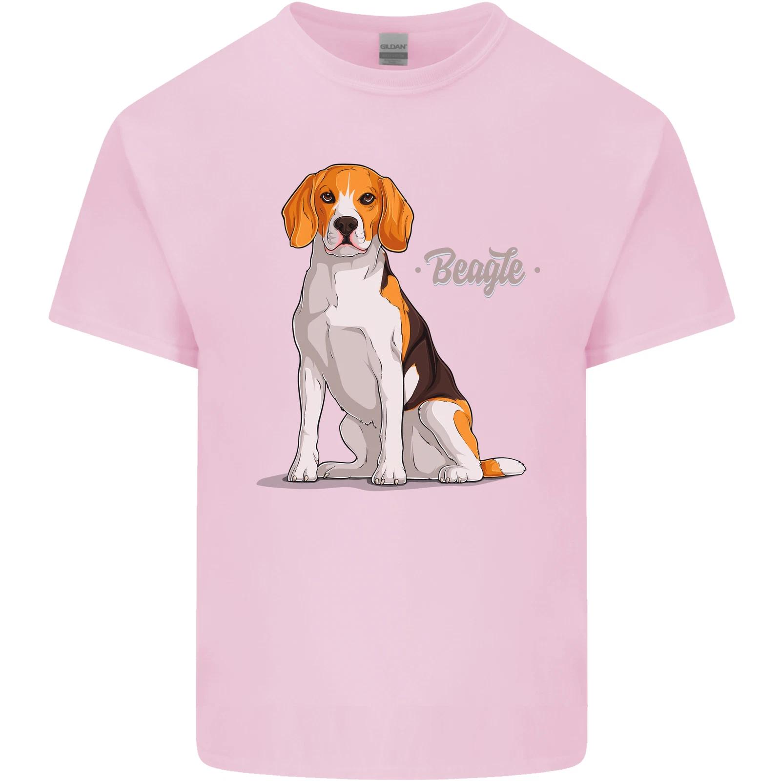 A Beagle Dog Illustration Kids T-Shirt Childrens S