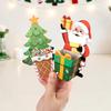 2Pcs Christmas Candy Gift Boxes With Santa Claus And Christmas Tree Designs Holiday Parties Home Decor Kids Treat Storage