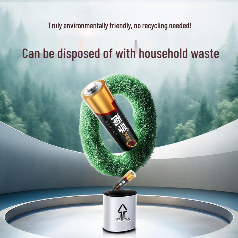 Nanfu AA Alkaline Batteries Power Ring 5 CN plug (adapter included)