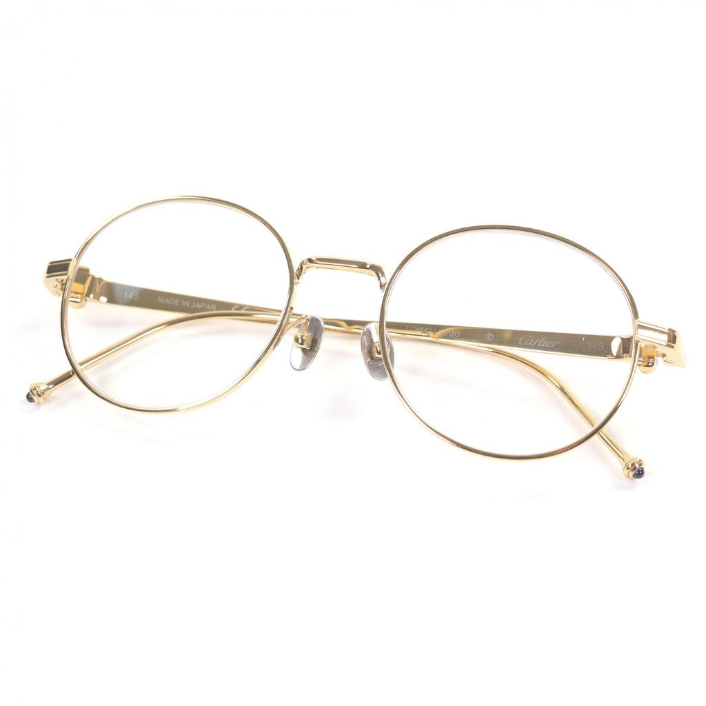 Great Cartier Glasses Pasha de Cartier gold Titanium mens CT0293O Used