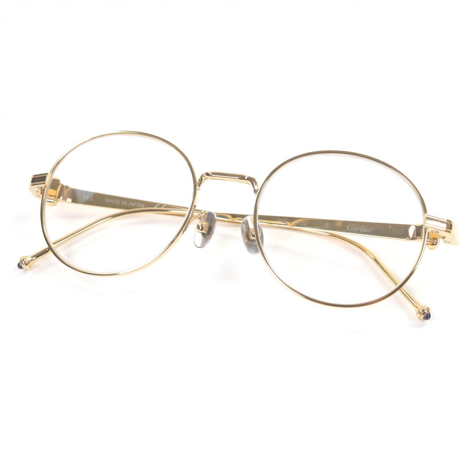 

Great Cartier Glasses Pasha de Cartier gold Titanium mens CT0293O Used