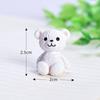 1pc Kawaii Bear Figurines Small Statue Fairy Garden Miniatures Ornament Dollhouse Home Decoration Accessories Decoration Jardin