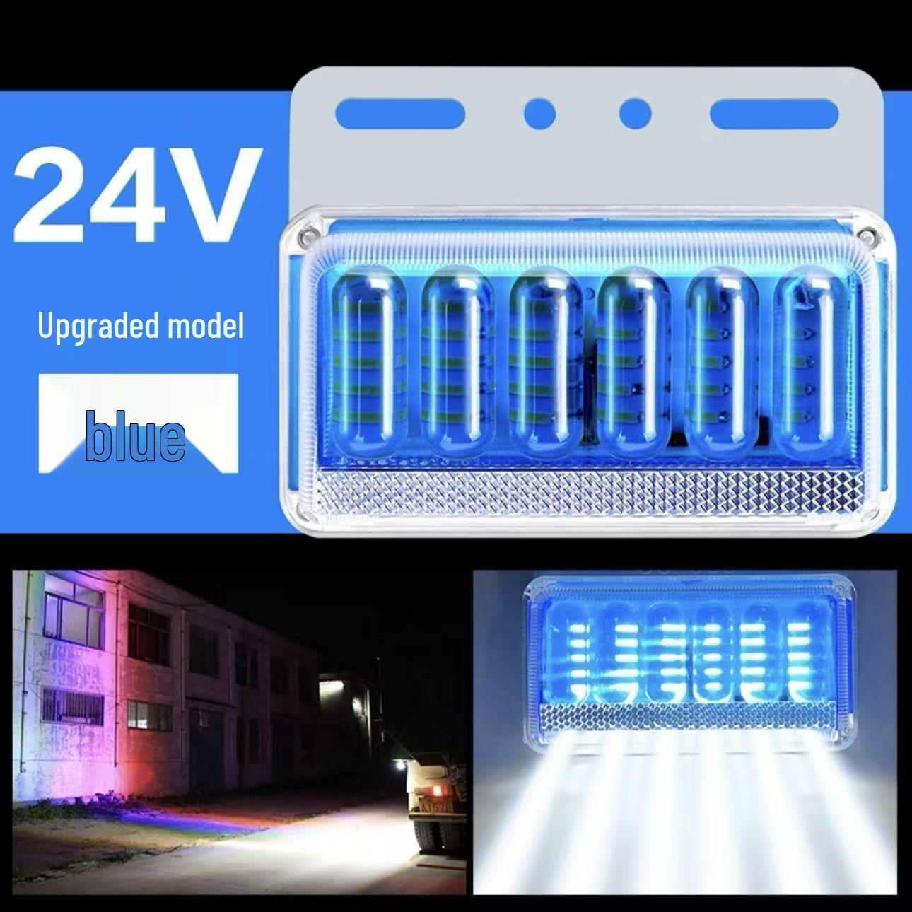 Светодиодные габаритные огни для грузовиков 12D - Водонепроницаемые, 24В, Предупреждающие огни высокой яркости