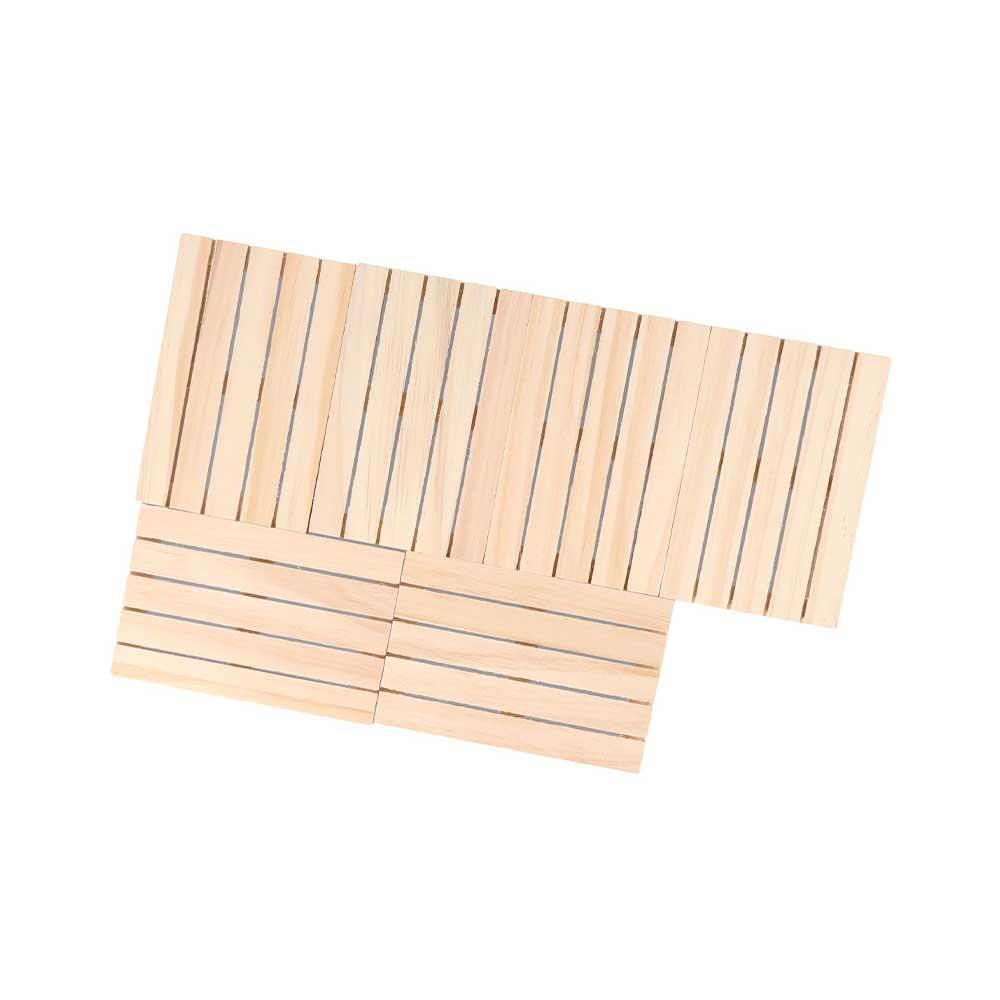 Wooden Heat Resistance Easy To Clean Multifunction Trivet Mats Mug Pad Coaster Insulation Placemat