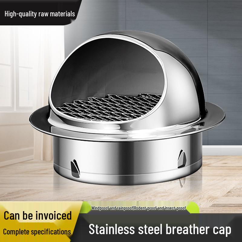 

Накладка на вентиляционное отверстие для наружной стены из нержавеющей стали 304 для кухонной вытяжки и вытяжки для ванной комнаты Regular Brushed 80#