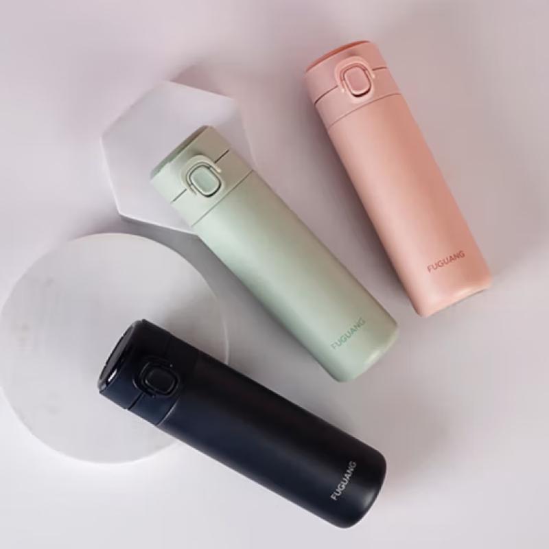 FUGUANG Qiyue 304 Stainless Steel Pop-up Insulated Mug