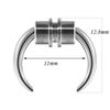 1PC Stainless Steel Magnetic Septum Nose Ring Horseshoe Snake Fake Nose Ring Faux Non Piercing Clip Nose Piercing Jewelry