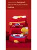 Kids' 3D Cartoon Year of the Horse Red Zodiac Socks - Combed Cotton, Seamless, Cute Design