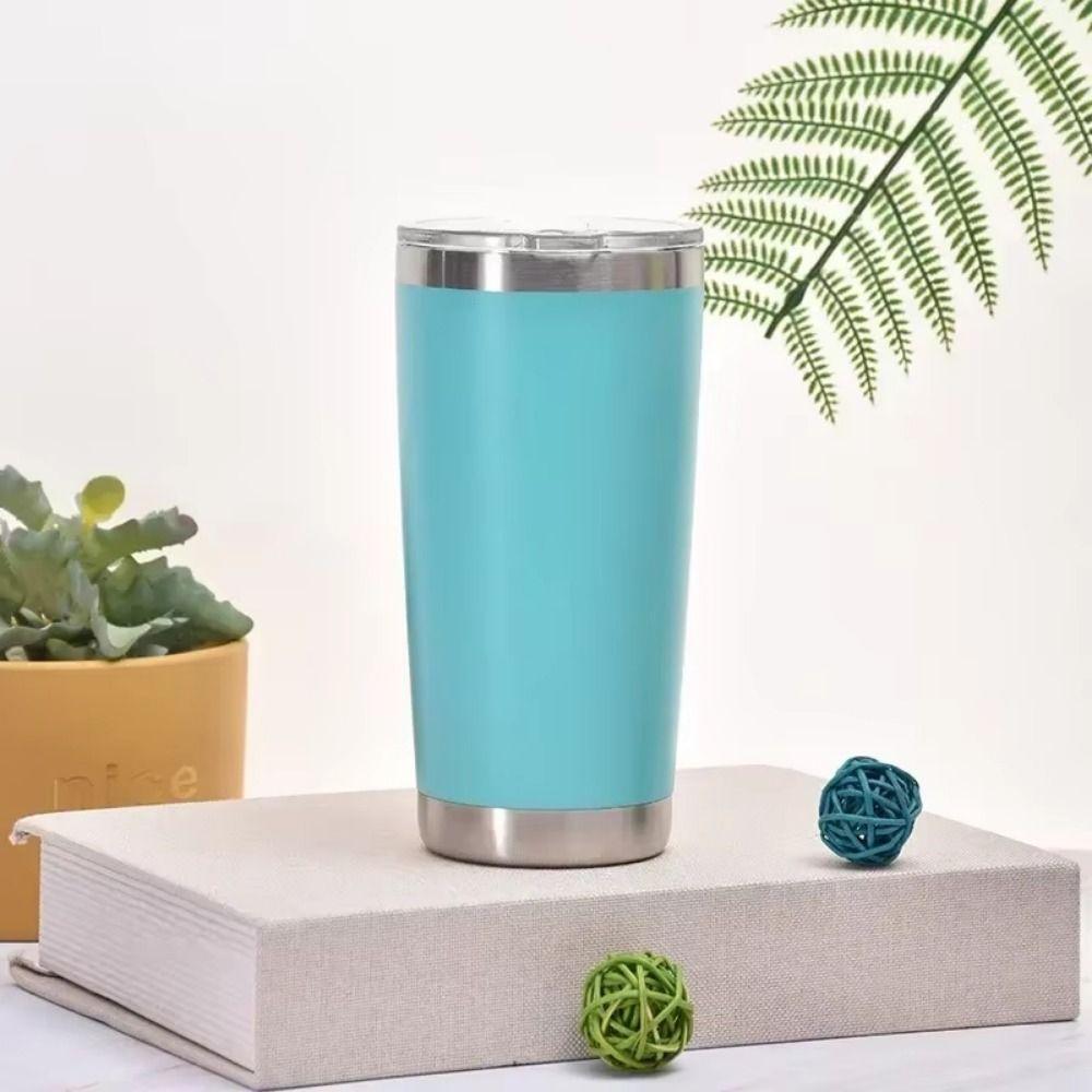 Double-Walled Travel Insulated Tumbler Vehicle Mounted Water Bottle  Sports Activities