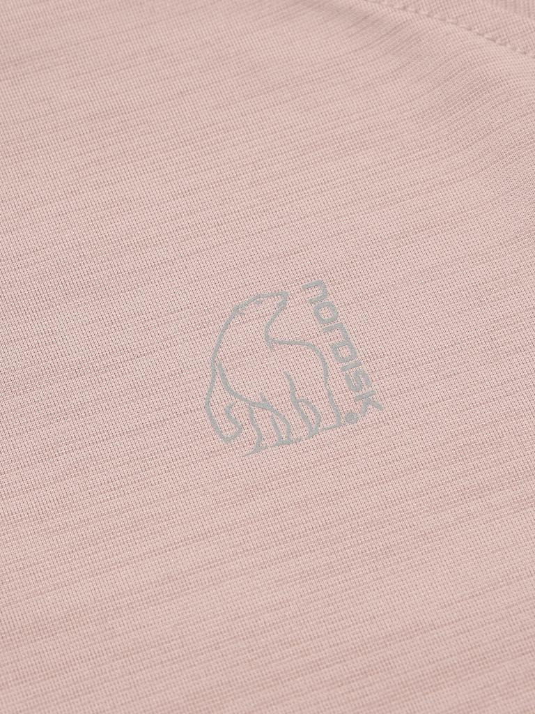NORDISK Hygge Hike Crop Short Sleeve Tee - W_Light Pink