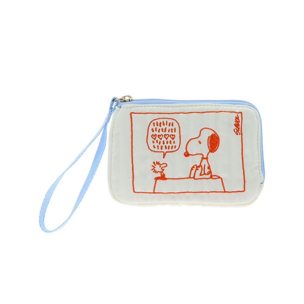 

Stationery Snoopy Goods Flat S2338432 Sun-Star Pouch, Type, Embroidered, Ivory, слонова кістка