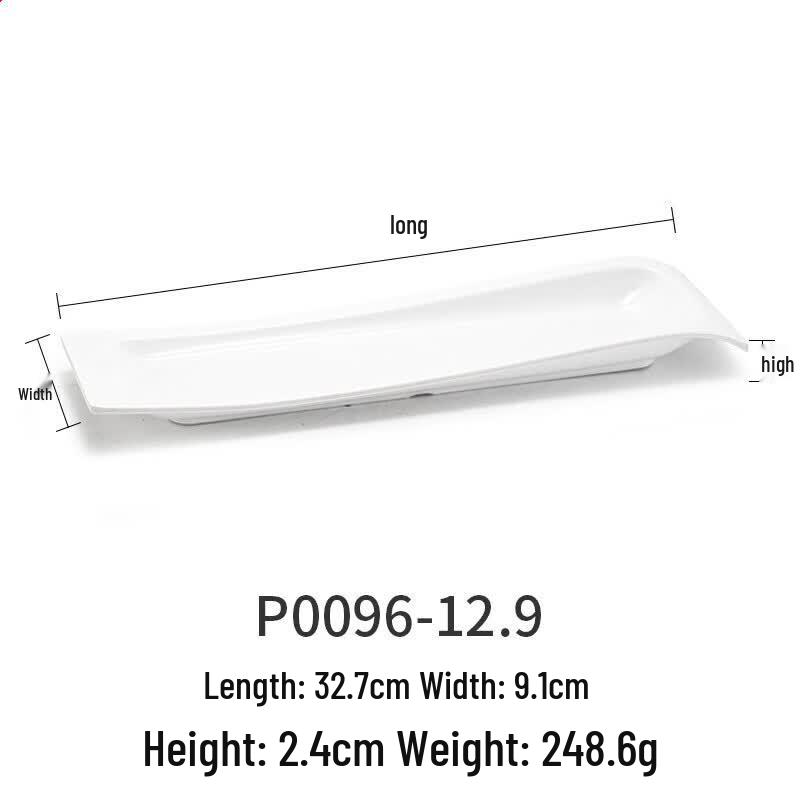 

Shengxinhui White Melamine Oval Serving Plate