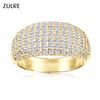Wide Finger Ring Fashion Punk Classic Wedding Ring Pave Cubic Zirconia Eternity Band Engagement Jewelry Gifts Unisex
