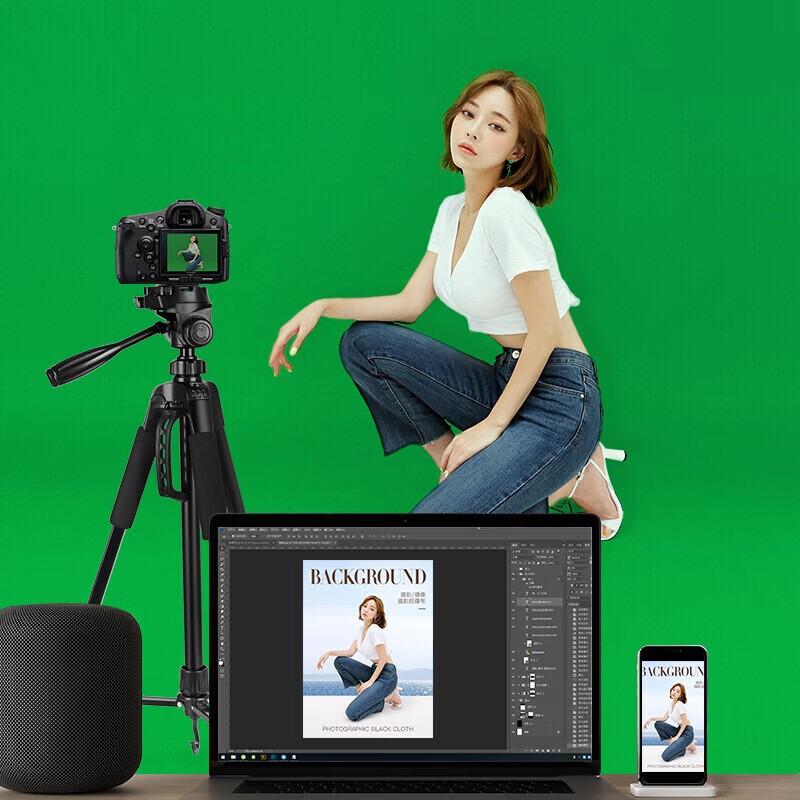 Professional Chroma Key Green Screen Background Cloth