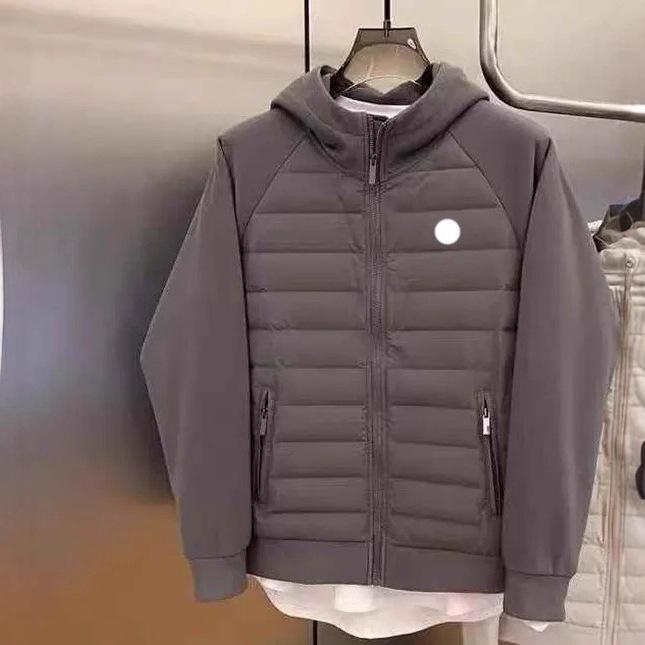 Jachetă cu glugă unisex 2025: Cardigan casual splicing pentru primăvară/toamnă pentru bărbați și femei