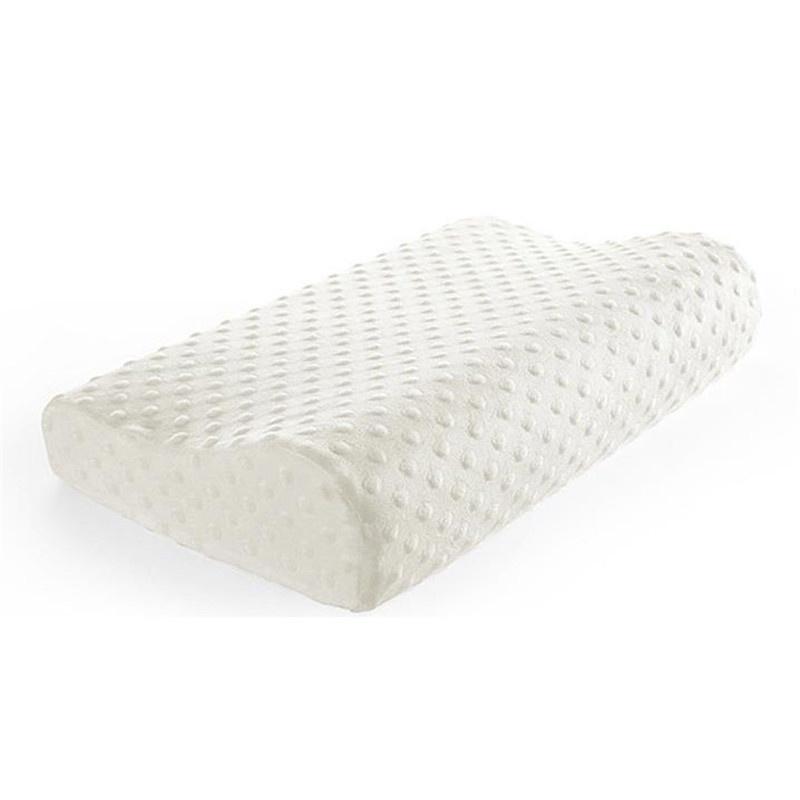 

5030 Sleeping Bamboo Memory Foam Orthopedic Pillow Neck Protection Rebound Slow White Bubble