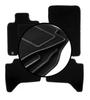 Jeu complet de tapis de sol en velours pour: Pick-up Mitsubishi L200 IV (2006-2015)