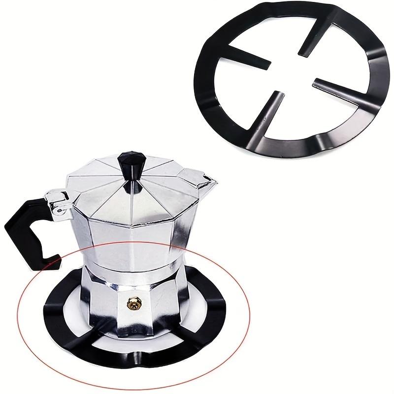 1pcs Cast Iron Gas Stove Cooker Plate, Coffee Moka Pot Stand, Durable Reducer Ring Holder, Kitchen Accessory
