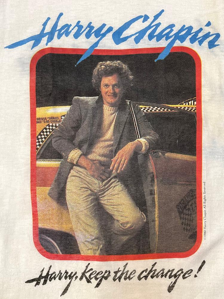 Harry Chapin Keep the Change World Tour T-Shirt Cotton White Men S-5XL QQ1408 Unisex T-Shirt XXL